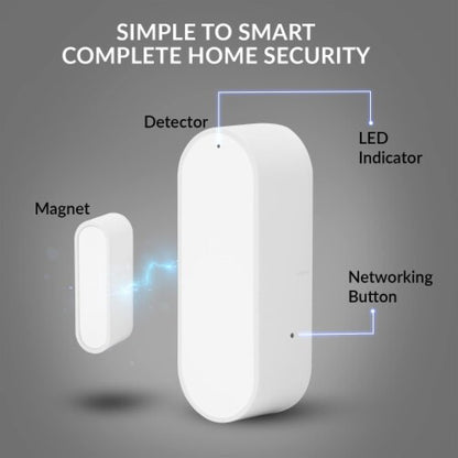 Wireless Window Door Alarm Sensor - Alarm System for Home & Office Security